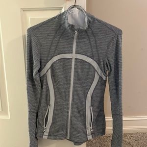 Lululemon define gray jacket. Soft. Stretchy.